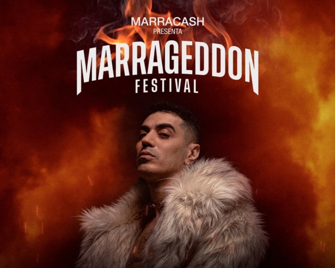 Marracash tra le fiamme